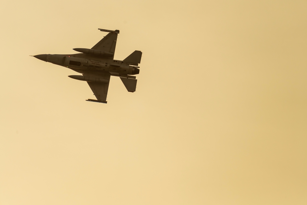 Fighter,Jet,Flyover,During,The,Pitch,Black,Exercise,2024,At