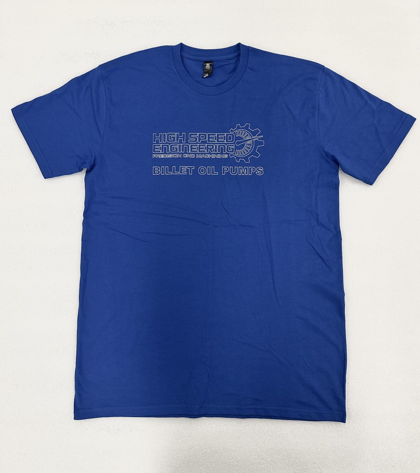 Billet Oil Pump T-Shirt - Blue